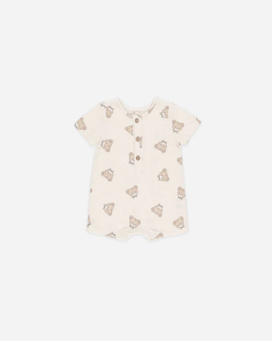 teddy romper - natural