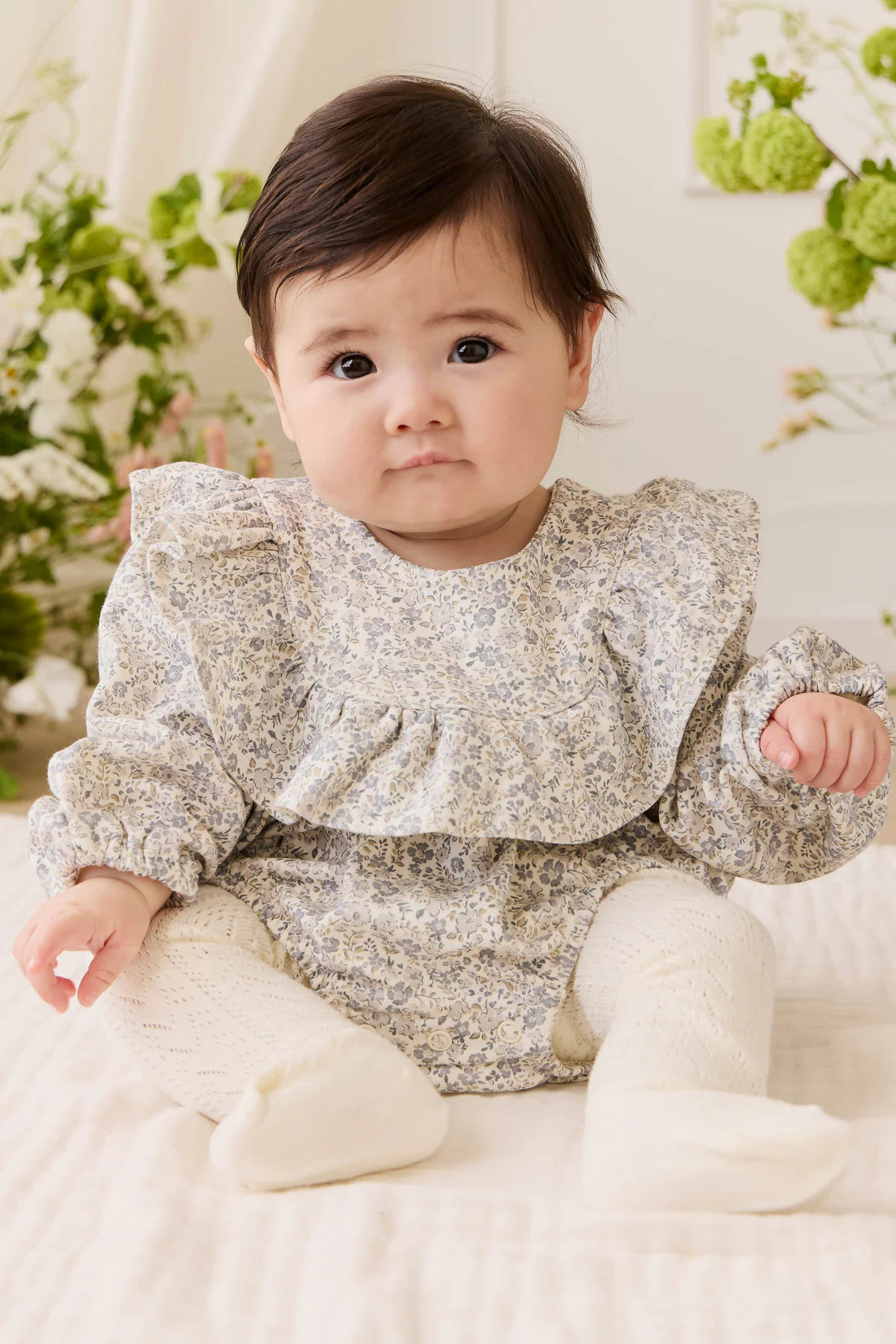 aurora playsuit - tully grey