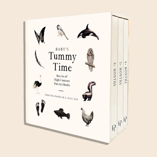 baby's tummy time book box set