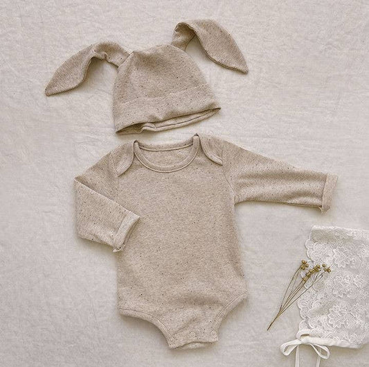 bodysuit with bunny beanie